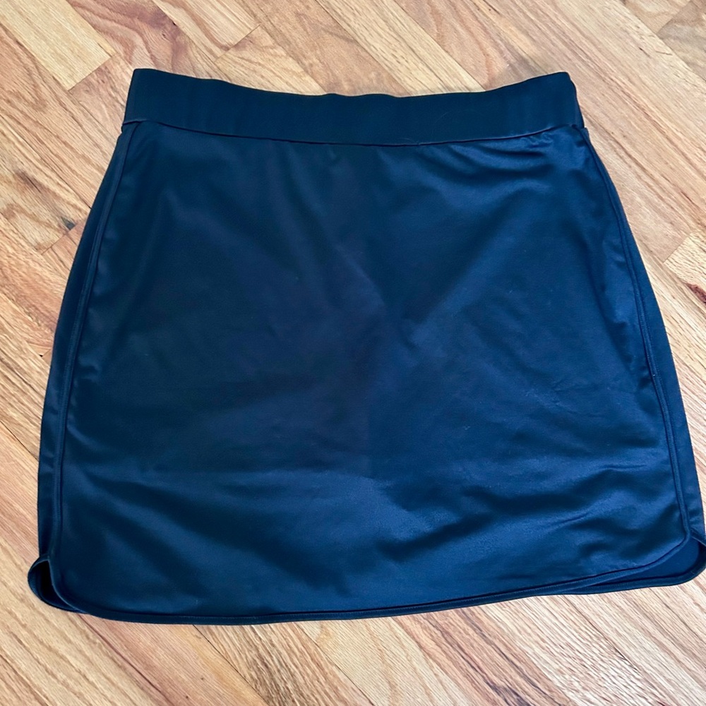 J. Crew Black Pencil Mini Skort Athletic